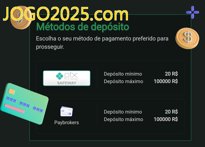 O cassino JOGO2025.combet oferece uma grande variedade de métodos de pagamento